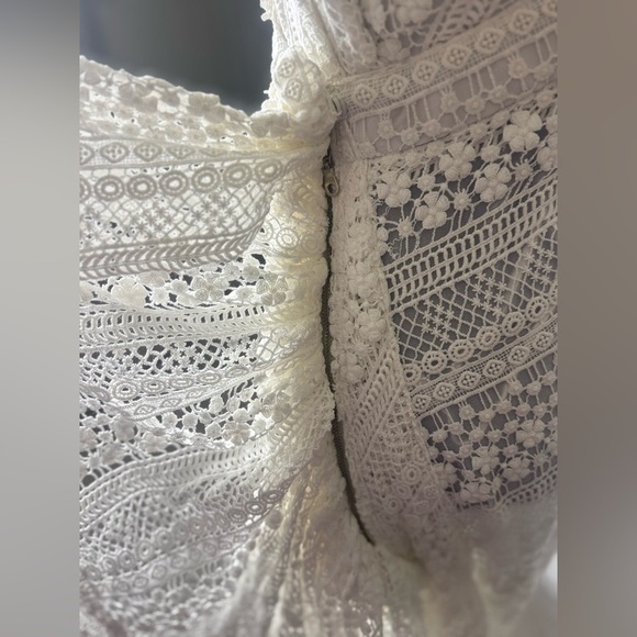 JUST BEE QUEEN
Tulum Ruched Crochet Midi Dress - Picture 7 of 17